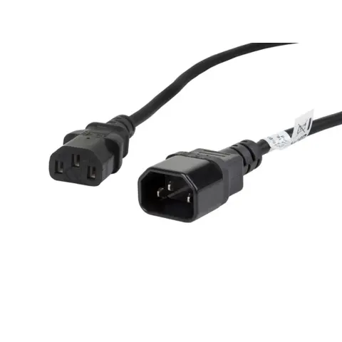 LANBERG IEC Tápkábel Fekete 1.8m CA-C13E-11CC-0018-BK
