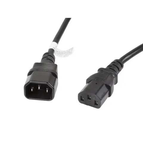 LANBERG IEC Tápkábel Fekete 3m CA-C13E-11CC-0030-BK