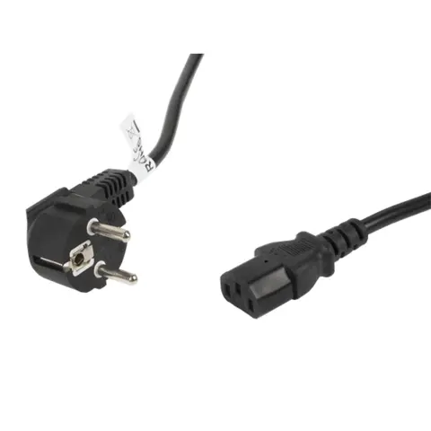 LANBERG 230V IEC Tápkábel Fekete 5m CA-C13C-11CC-0050-BK