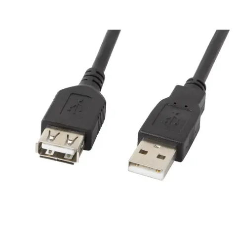 LANBERG USB Hosszabbító Fekete 1.8m CA-USBE-10CC-0018-BK