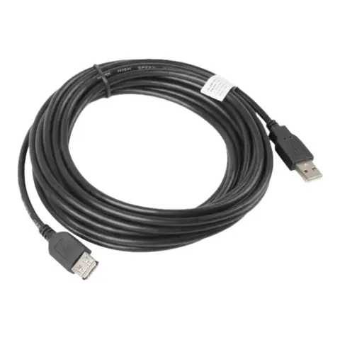 LANBERG USB Hosszabbító Fekete 5m CA-USBE-10CC-0050-BK