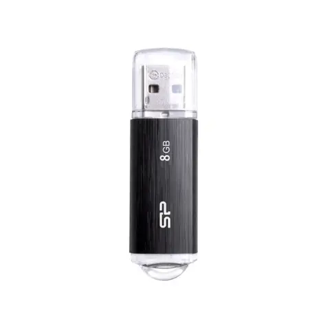 SILICON POWER Ultima U02 8GB USB 2.0 Fekete