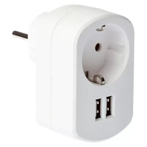 GRIXX Power Adapter 220V with 2x USB