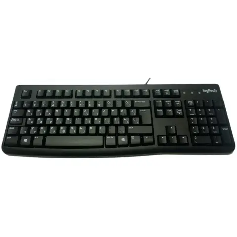 LOGITECH K120 ergonómikus pc billentyűzet USB Magyar kiosztás - fekete OEM