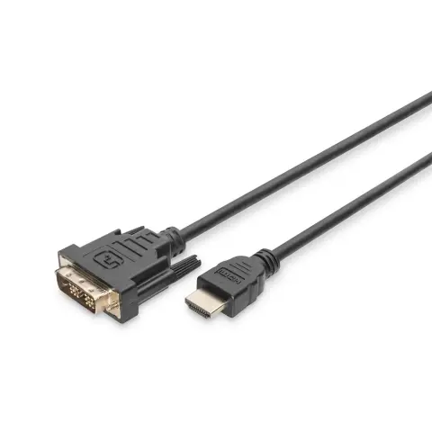 DIGITUS HDMI DVI-D Átalakító Fekete 2m DB-330300-020-S
