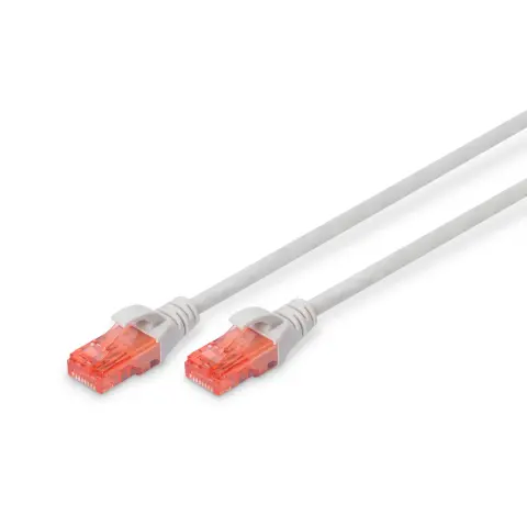 DIGITUS UTP CAT6 Összekötő Szürke 1.5m DK-1617-015