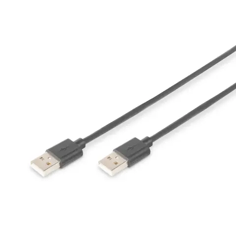 DIGITUS USB Összekötő Fekete 1.8m AK-300101-018-S