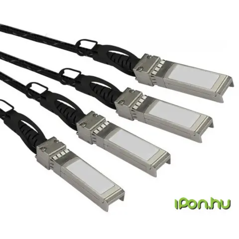 STARTECH SFP+ Összekötő Fekete 2m QSFP4SFPPC2M