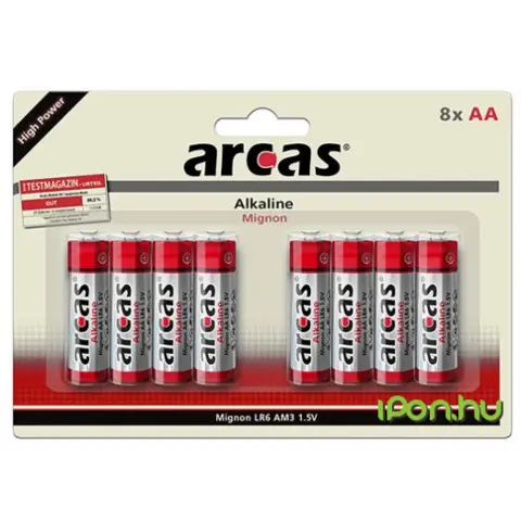 ARCAS LR6 ceruza elem (AA) 8db