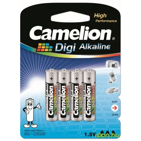 CAMELION Digi Alkaline mikro ceruza elem (AAA) 4db