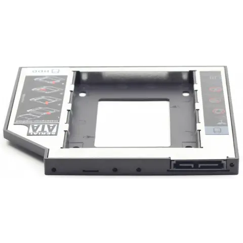 GEMBIRD Slim mounting frame for 2.5" drive to 5.25" bay for drive up to 12 mm