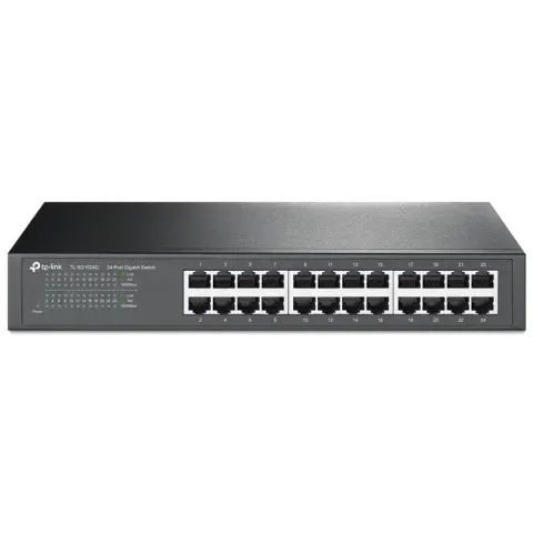 TP-LINK TL-SG1024D 24 portos gigabites asztali/rackbe szerelhető switch