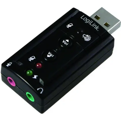 LOGILINK USB Soundcard with Virtual 7.1 Soundeffects