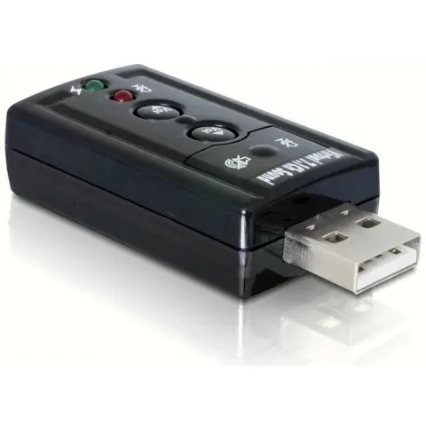 DELOCK 61645 7.1 csatornás USB-hangkártya