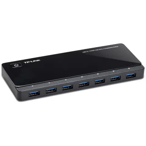 TP-LINK UH720 7 portos 3.0-s USB hub 2 töltési csatlakozással