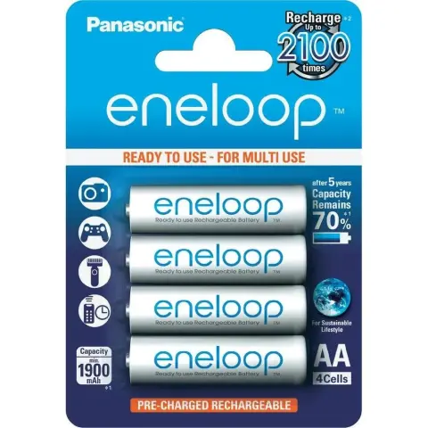 PANASONIC Eneloop ceruza akkumulátor (AA) 1900mAh 4db