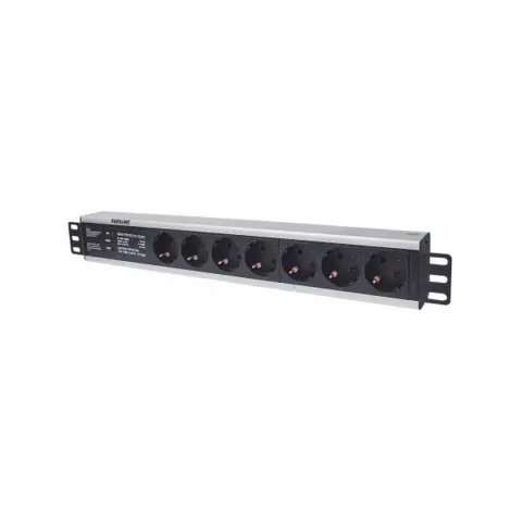 MANHATTAN 1.5U Rackmount power strip 7 sockets 3m surge protection