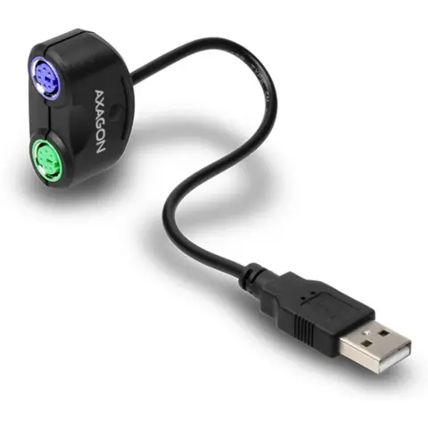 AXAGON USB PS/2 Átalakító Fekete 15cm ADPS-50