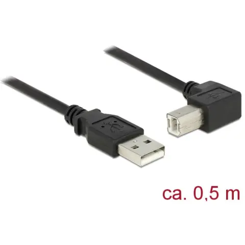 DELOCK USB Összekötő Fekete 50cm 84809
