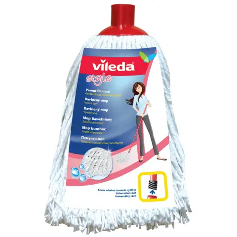 VILEDA F25314 Style Gyorsfelmosó fej pamut fehér