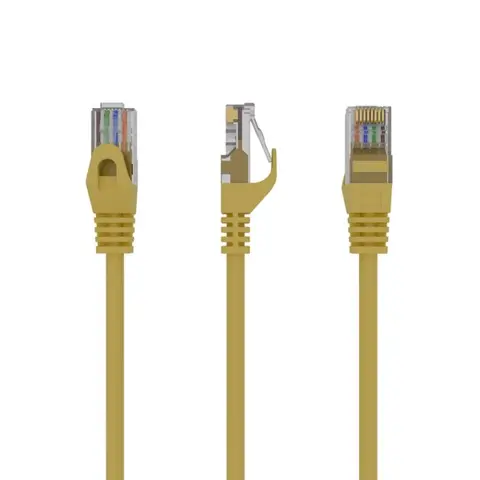GEMBIRD UTP CAT6 Conector Galben 25cm PP6U-0.25M/Y