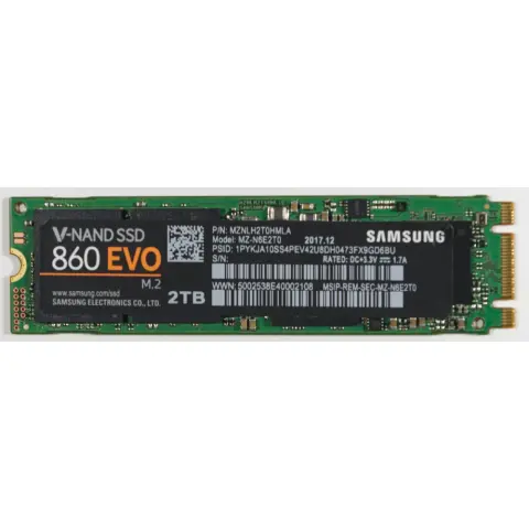 SAMSUNG 2TB 860 EVO M.2 SATA 2280 MZ-N6E2T0BW