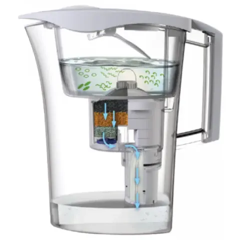 LAICA UFSAA02 Predator cană filtrantă de apă cu cartuș Germ-STOP pentru filtrarea bacteriilor albă