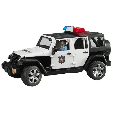 BRUDER Jeep Wrangler Unlimited Rubicon Police vehicle with figure