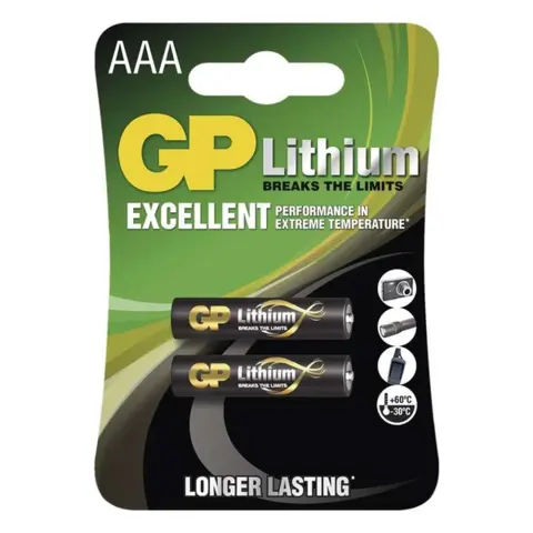 GP Lithium Breaks the Limits FR3 mikro ceruza elem (AAA) 2db