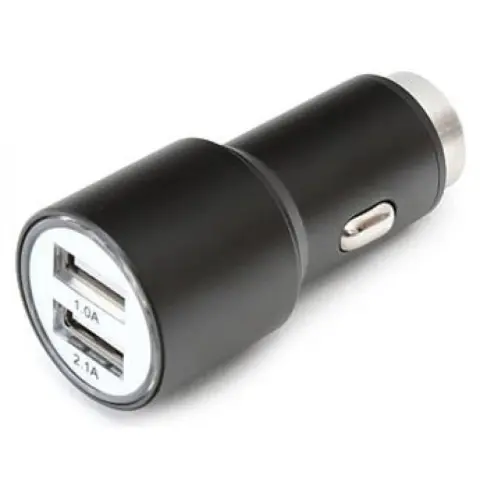 OMEGA Auto punjač 2xUSB 2.1A crni