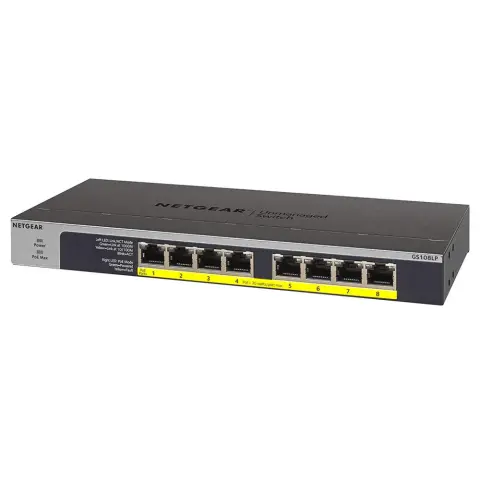 NETGEAR GS108LP Unmanaged PoE Switch 8 port