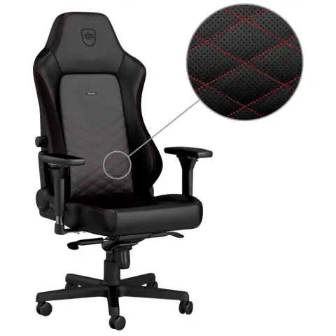 NOBLECHAIRS HERO Fekete/Piros