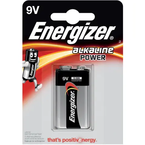 ENERGIZER Alkaline Power 9 voltos elem (E) 1db