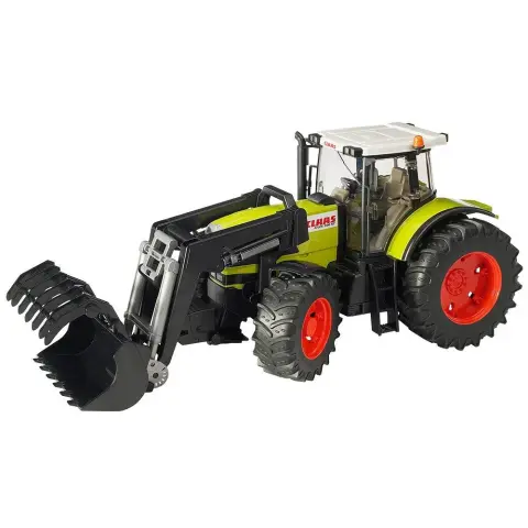 BRUDER Claas axion 950 traktor homlokrakodóval szerelve