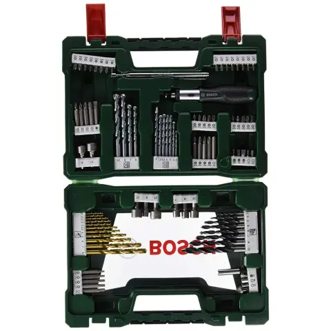 BOSCH 91 parts V-Line TiN drill- and set of bits 2607017311