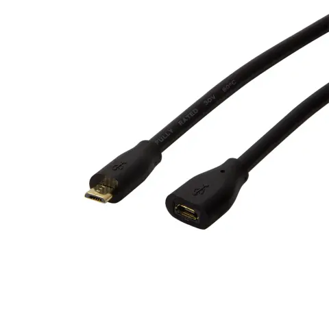 LOGILINK USB Micro USB Átalakító Fekete 5m CU0125