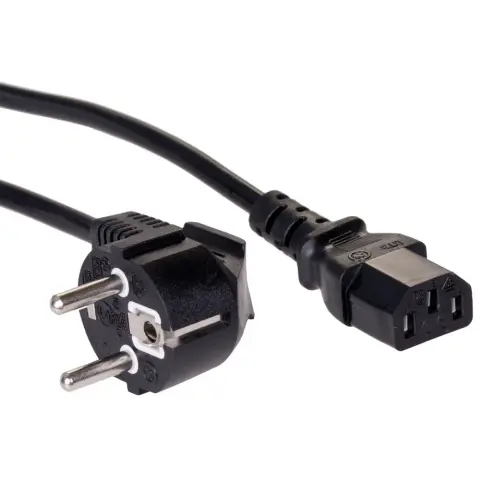 AKYGA 230V IEC Tápkábel Fekete 5m AK-PC-05A