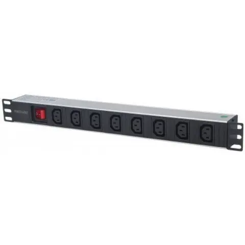 INTELLINET 19" 1U Rackmount Power Distribution Unit (PDU)