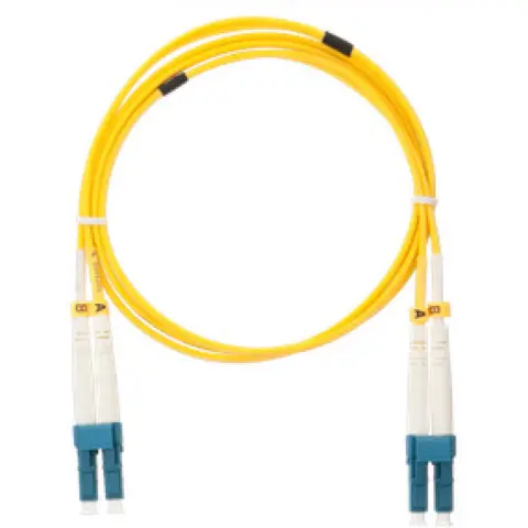 NIKOMAX Fiber Optic LC Összekötő Sárga 2m NMF-PC2S2C2-LCU-LCU-002