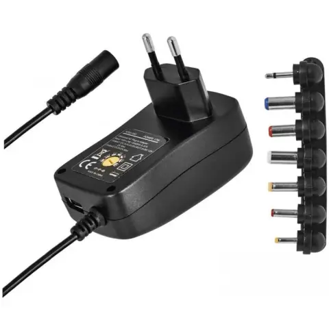 EMOS N3112 Universal power adapter 10W fekete