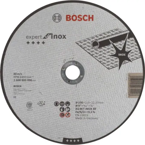 BOSCH Darabolótárcsa Expert for Inox 230mm