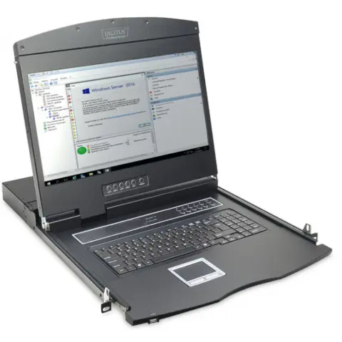 DIGITUS DS-72211-3GE Professional Modular console with 19" TFT
