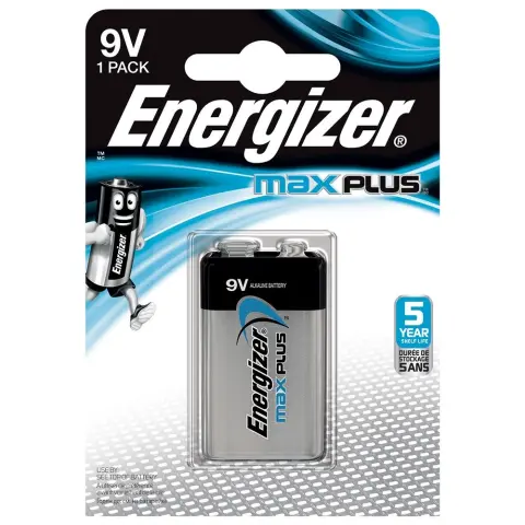 ENERGIZER Max Plus 9 voltos elem (E) 1db