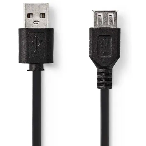 NEDIS USB Hosszabbító Fekete 20cm CCGP60010BK02