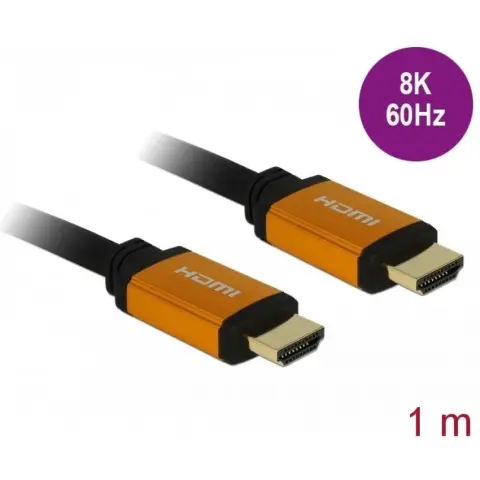 DELOCK HDMI 2.0 Összekötő Fekete 1m 85727
