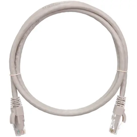 NIKOMAX UTP CAT6 spojni kabel sivi 5m NMC-PC4UE55B-050-GY