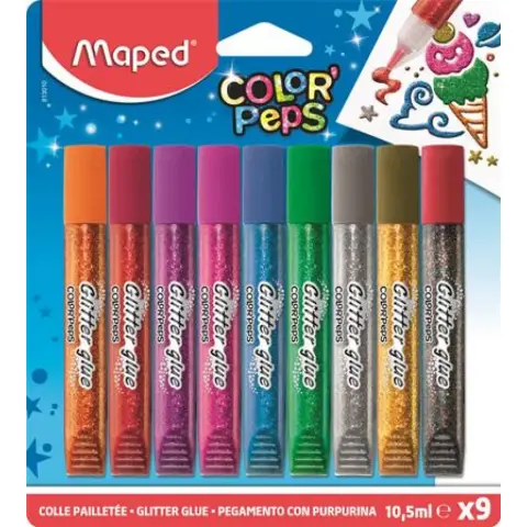 MAPED Color Peps Csillámos ragasztó 9 különböző szín