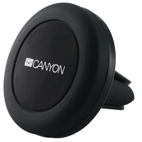 CANYON Autós tartó mágneses 2 lemez szellőzőnyílásra 44x44x40mm fekete