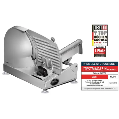 CLATRONIC MA 3585 Fém élelmiszer szeletelő 150 W