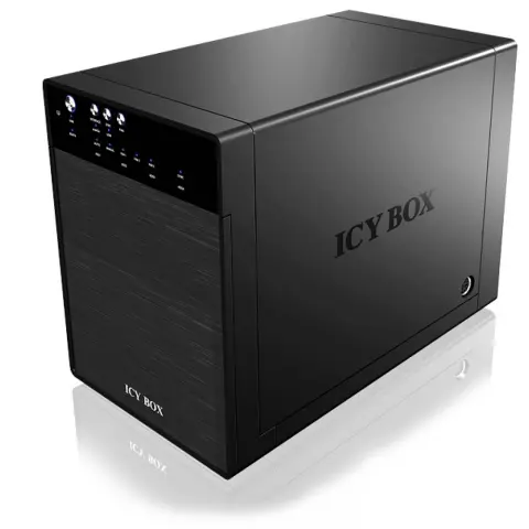 ICY BOX IB-3640SU3 4x 3.5" SATA HDD extern Haus USB3-A schwarz